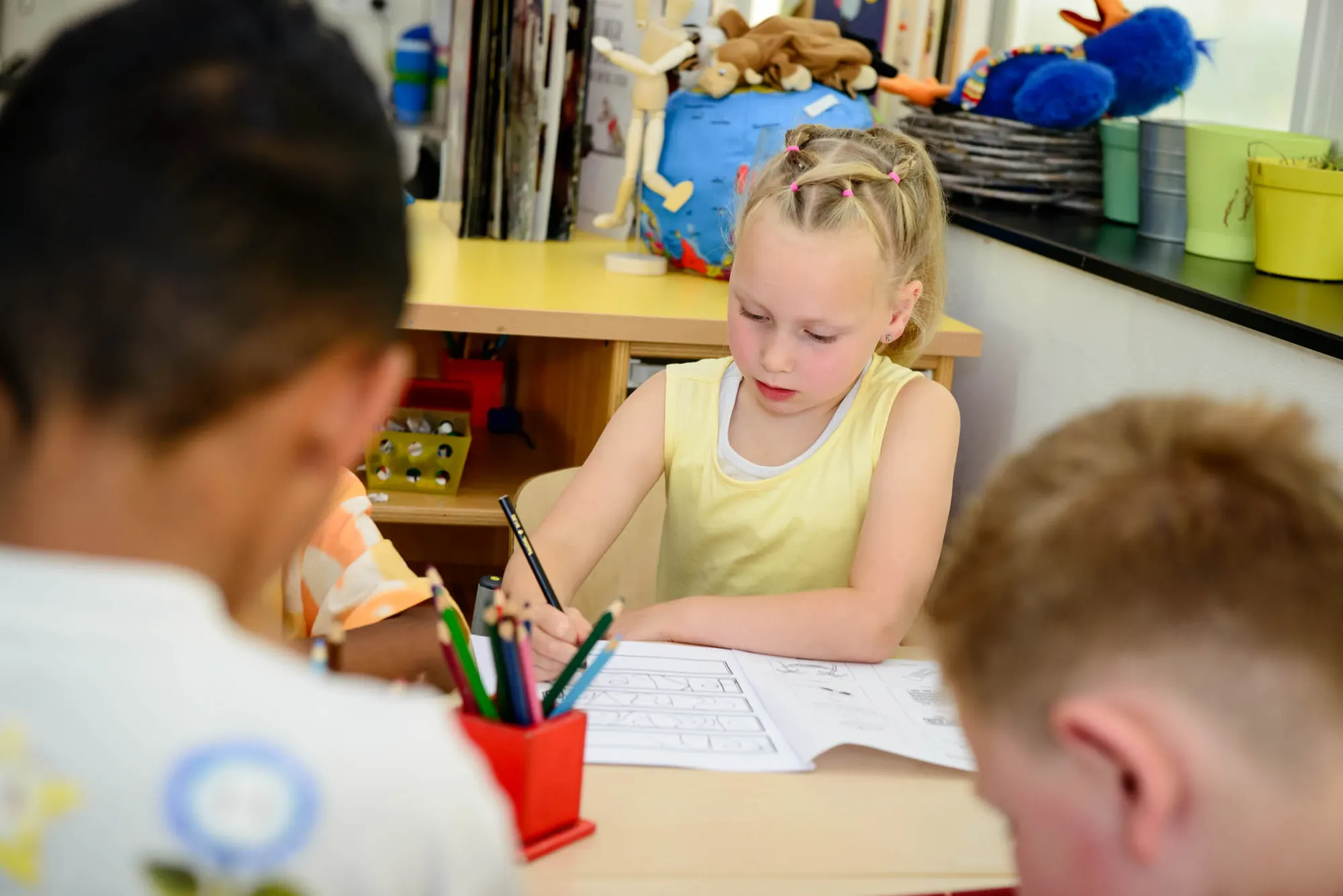 Kinderen tekenen